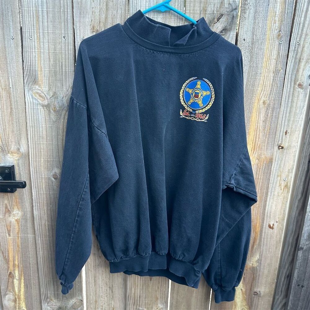 Vintage United States Secret Service Wek Crewneck Sweatshirt Size XL